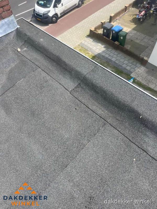 Kosten dakisolatie: plat dak met bitumen dakbedekking in Winkel