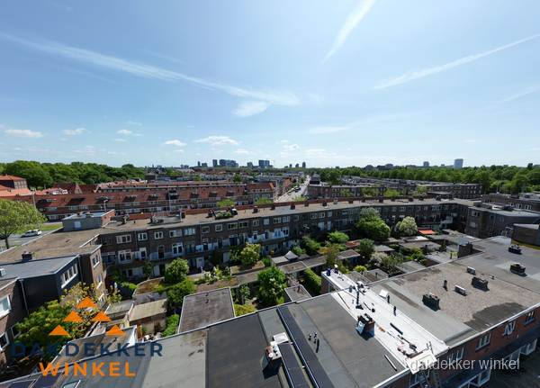 Luchtfoto van daken en dakgoten in Winkel Luchtfoto van daken en dakgoten in Winkel